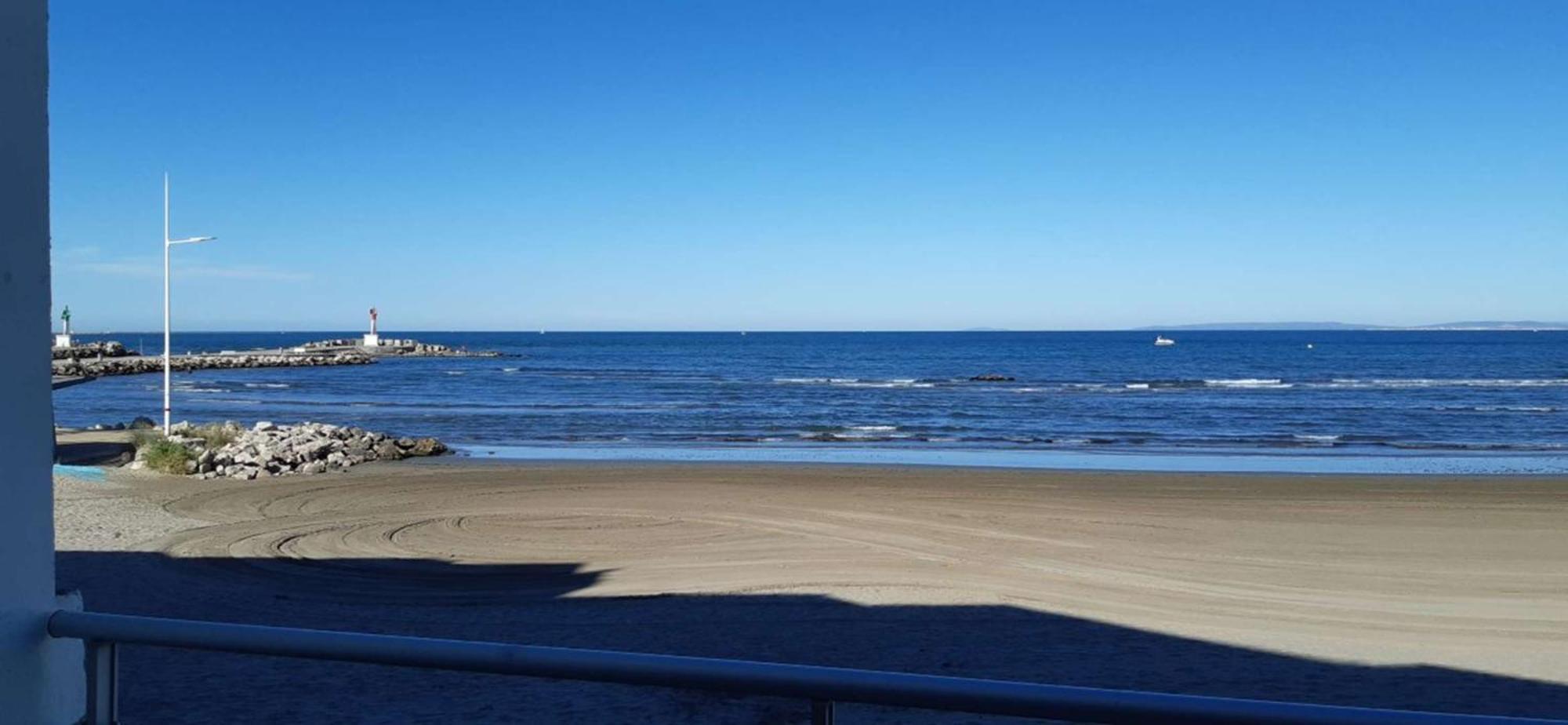 As22244- P4 Vue Mer, Sur La Plage A 2 Pas Du Centre Ville Avec Parking Prive Le Grau-du-Roi Eksteriør bilde